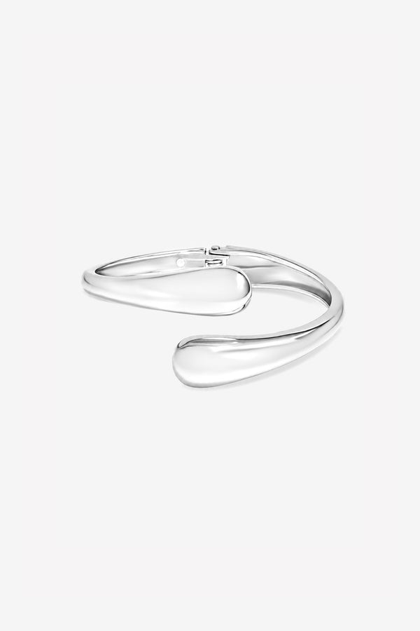JON RICHARD SILVER POLISHED OPEN BANGLE
