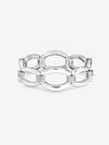 JON RICHARD SILVER PLATE CHAIN STRETCH BRACELET