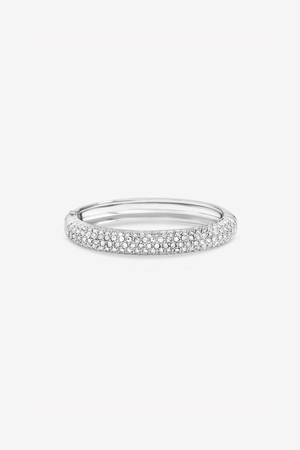 JON RICHARD GOLD PLATE PAVE BANGLE