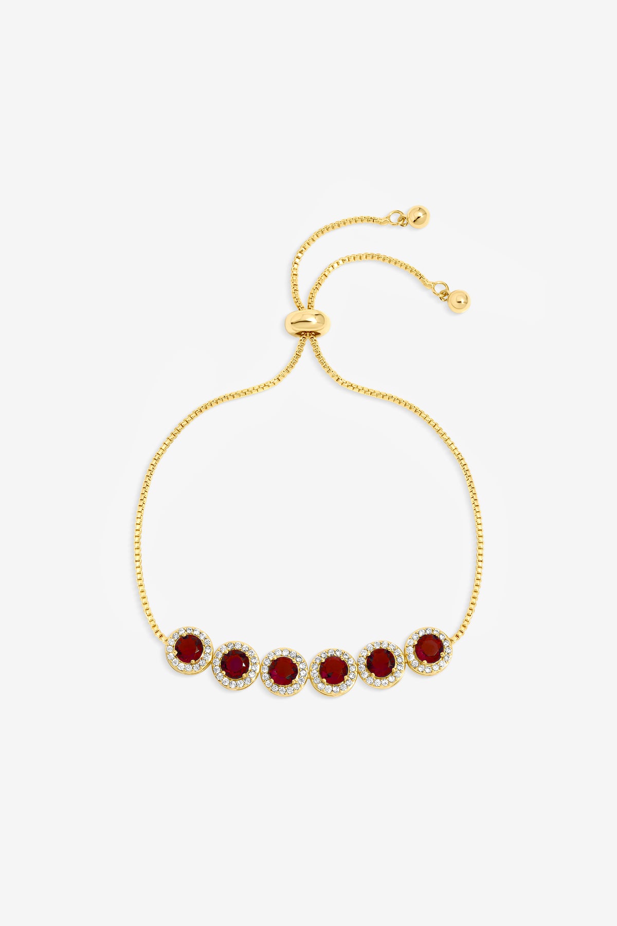 JON RICHARD GOLD PLATE RED TOGGLE BRACELET