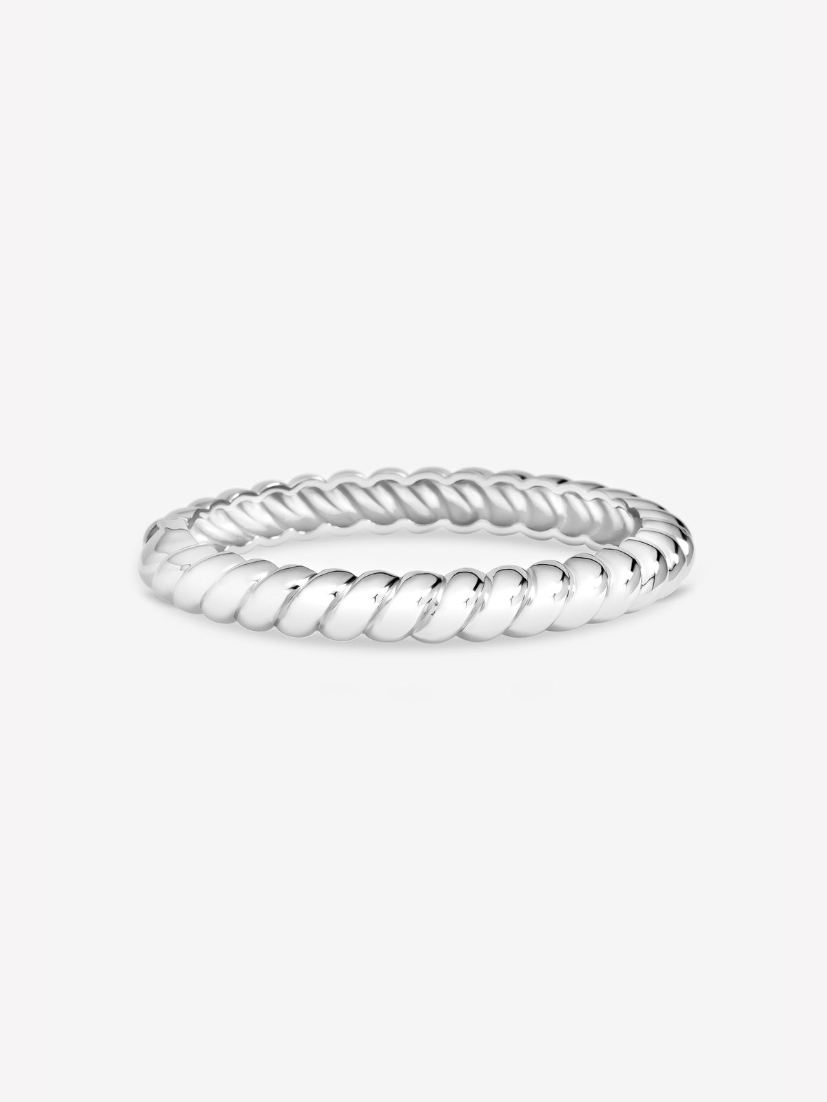Jon Richard Silver Plated Ridge Bangle