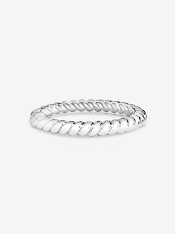 Jon Richard Silver Plated Ridge Bangle