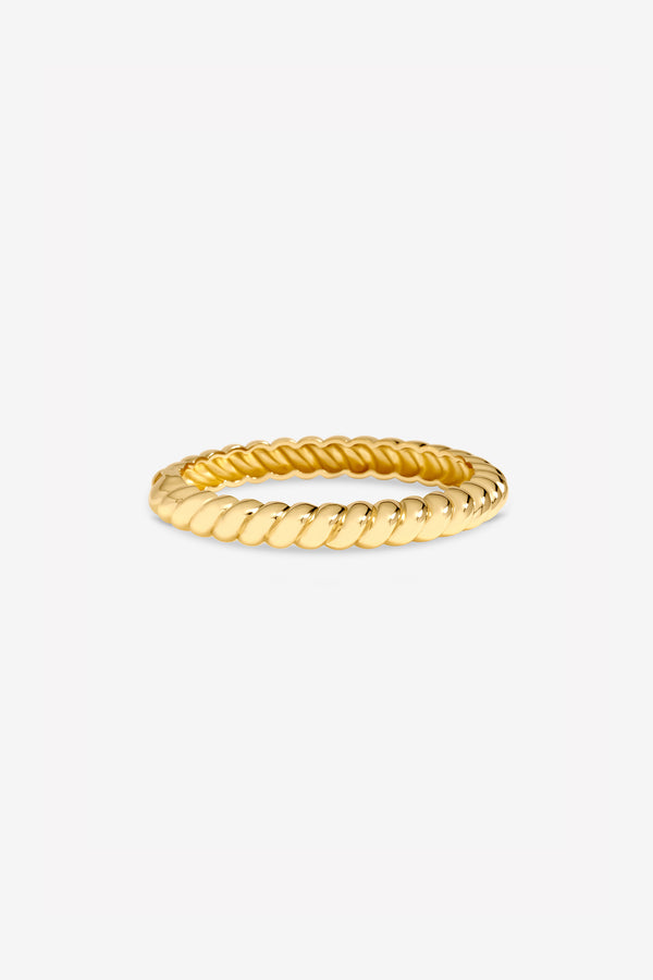 JON RICHARD SILVER PLATE RIDGE BANGLE