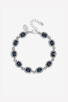 Jon Richard Silver Plated Blue Halo Bracelet - Gift Pouch