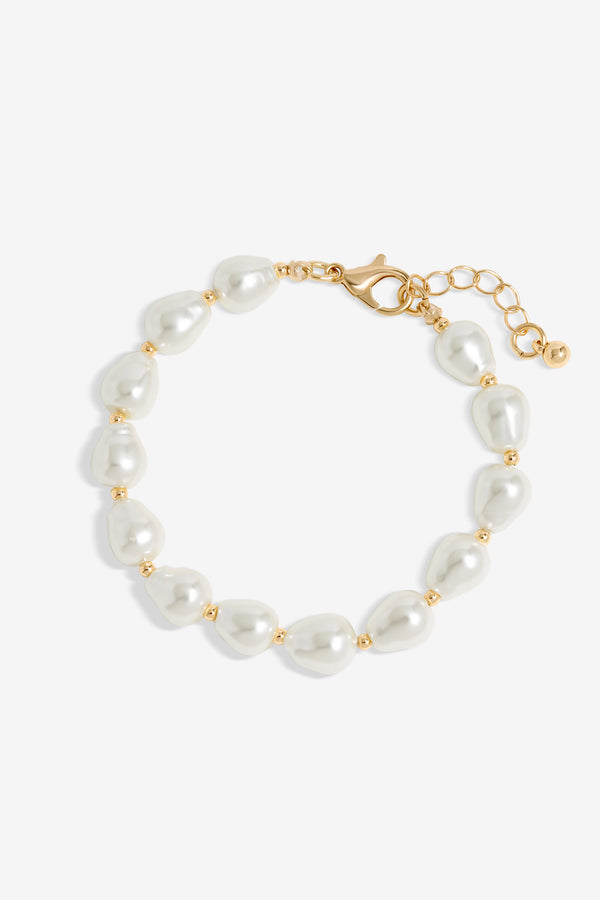 Jon Richard Baroque Cream Pearl Bracelet