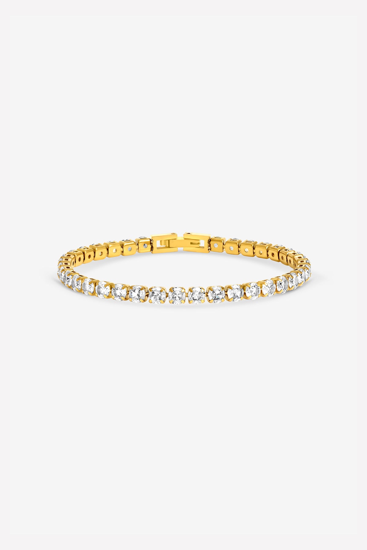 Jon Richard Gold Plated 4mm Tennis Waterproof Bracelet