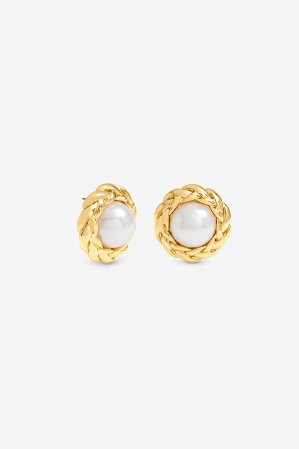 MOOD GOLD STATEMENT KNOT EARRINGS