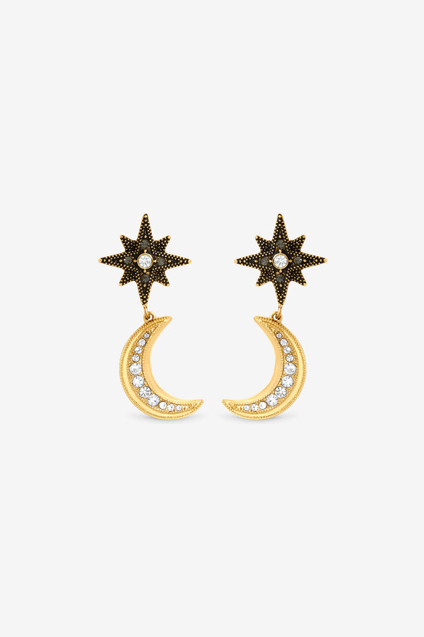 MOOD 2 TONE CELESTIAL CHARM EARRING