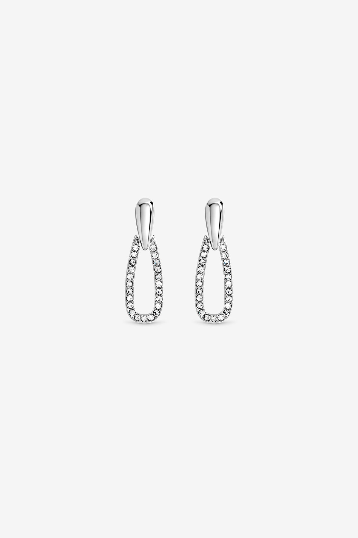 MOOD RHODIUM DOORKNOCKER EARRING