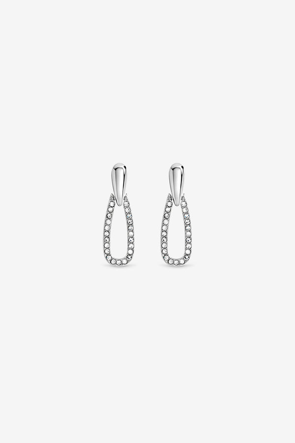 MOOD RHODIUM DOORKNOCKER EARRING