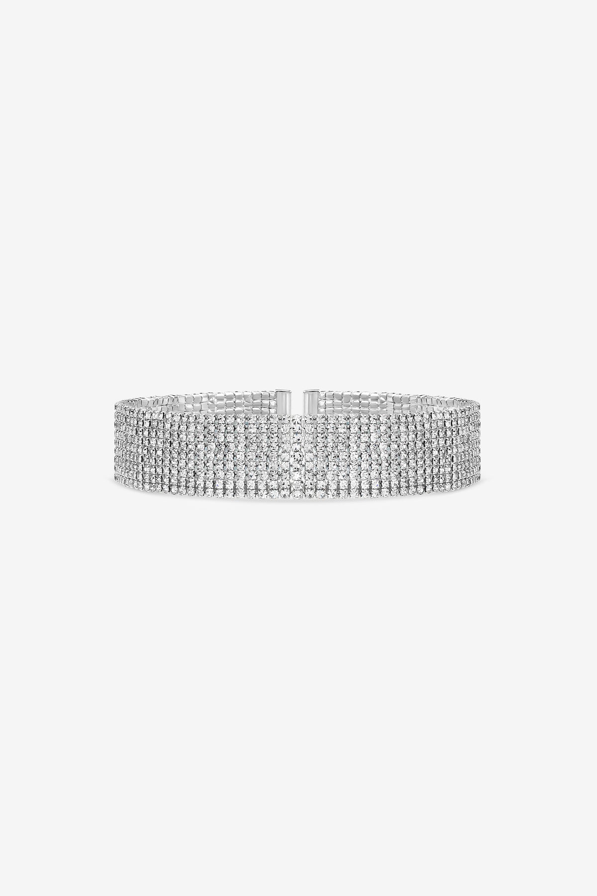 MOOD SILVER CRYSTAL CHOKER