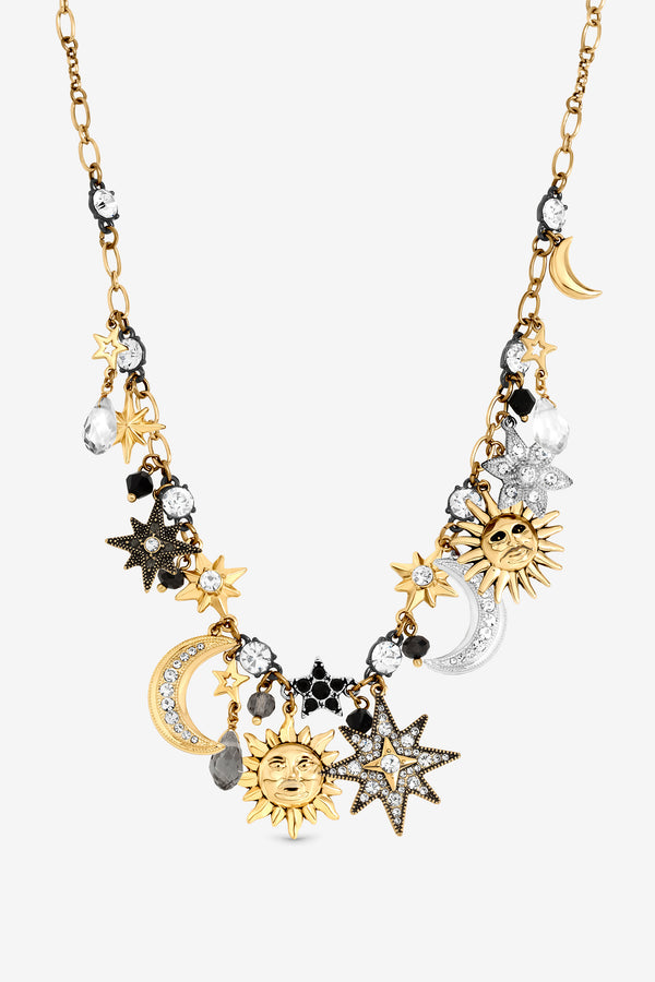 MOOD 2 TONE CELESTIAL CHARM NECKLACE