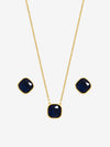 Mood Gold Plated And Sapphire Two Piece Set