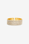 MOOD GOLD CRYSTAL CUFF BRACELET