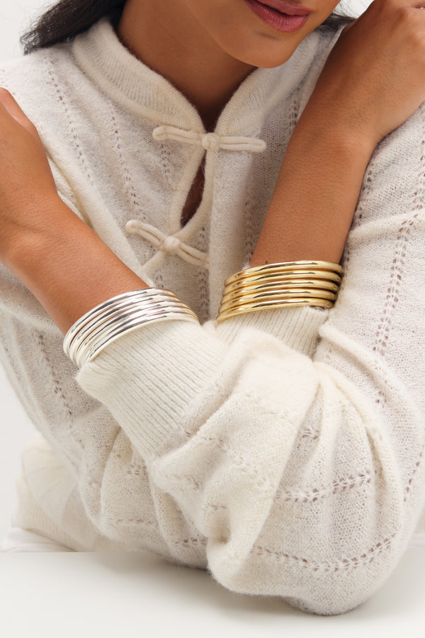 MOOD SILVER MULTI BANGLE PACK