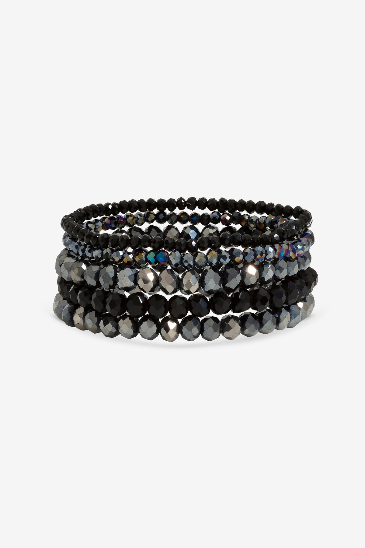 Mood Jet Beaded Multi Pack Bracelets