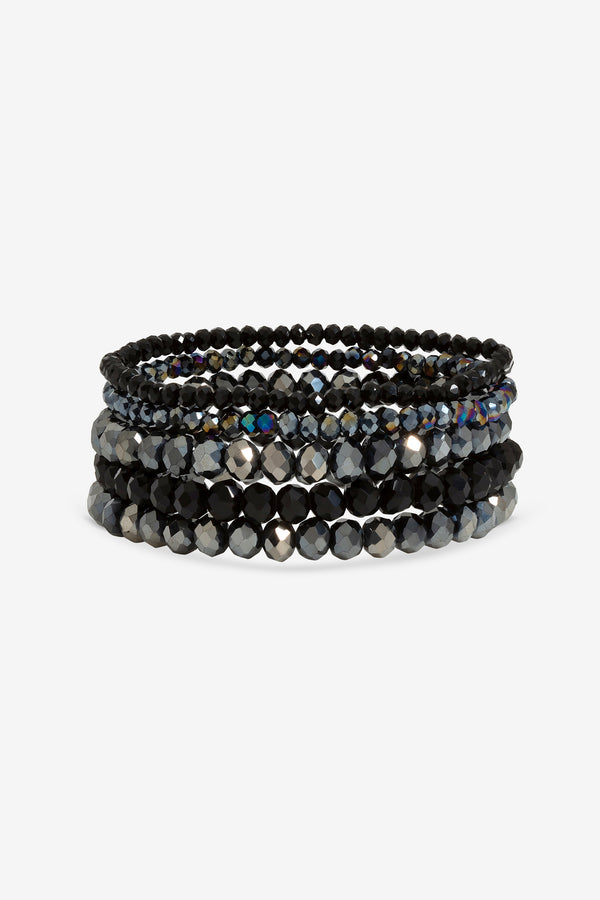 Mood Jet Beaded Multi Pack Bracelets