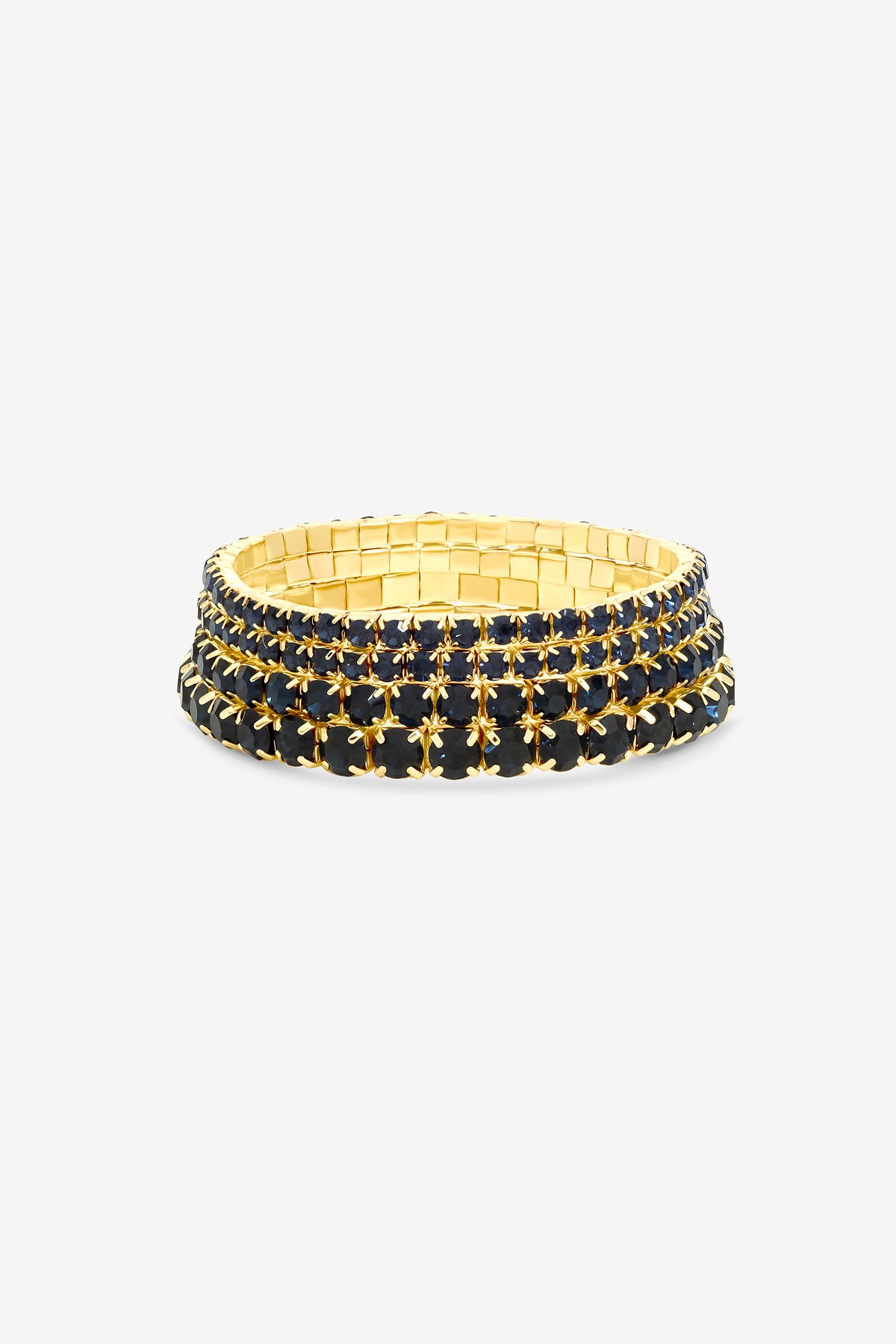 Mood Gold Montana Multipack Stretch Bracelets - Pack of 4