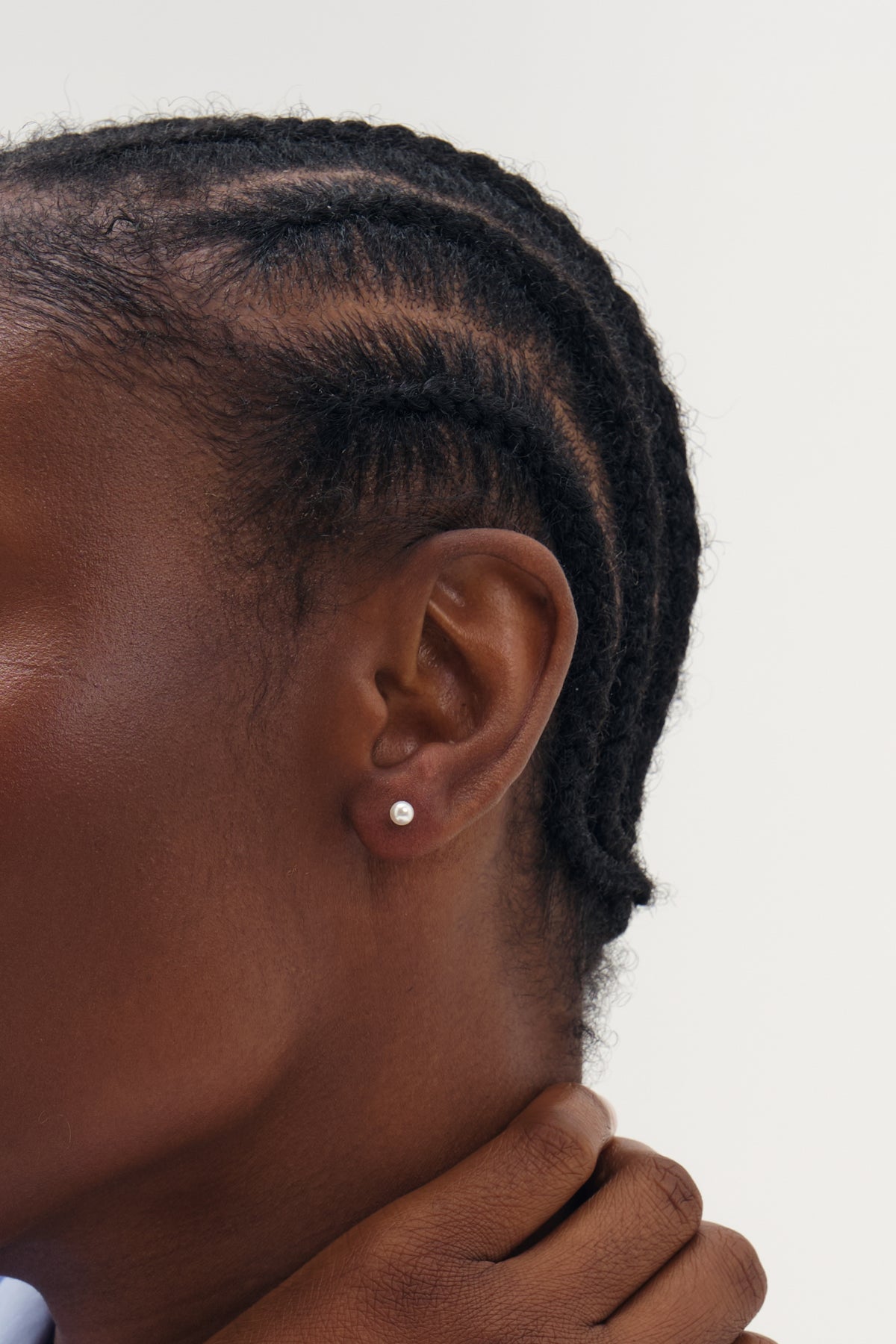 Simply Silver 925 Sterling Silver Pearl Stud Earrings