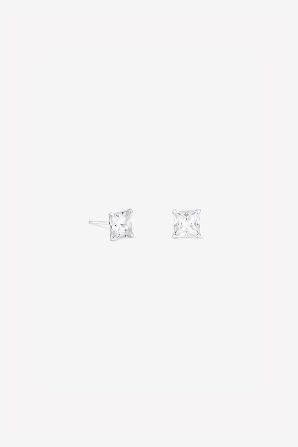 Princess Cut Studs 5mm