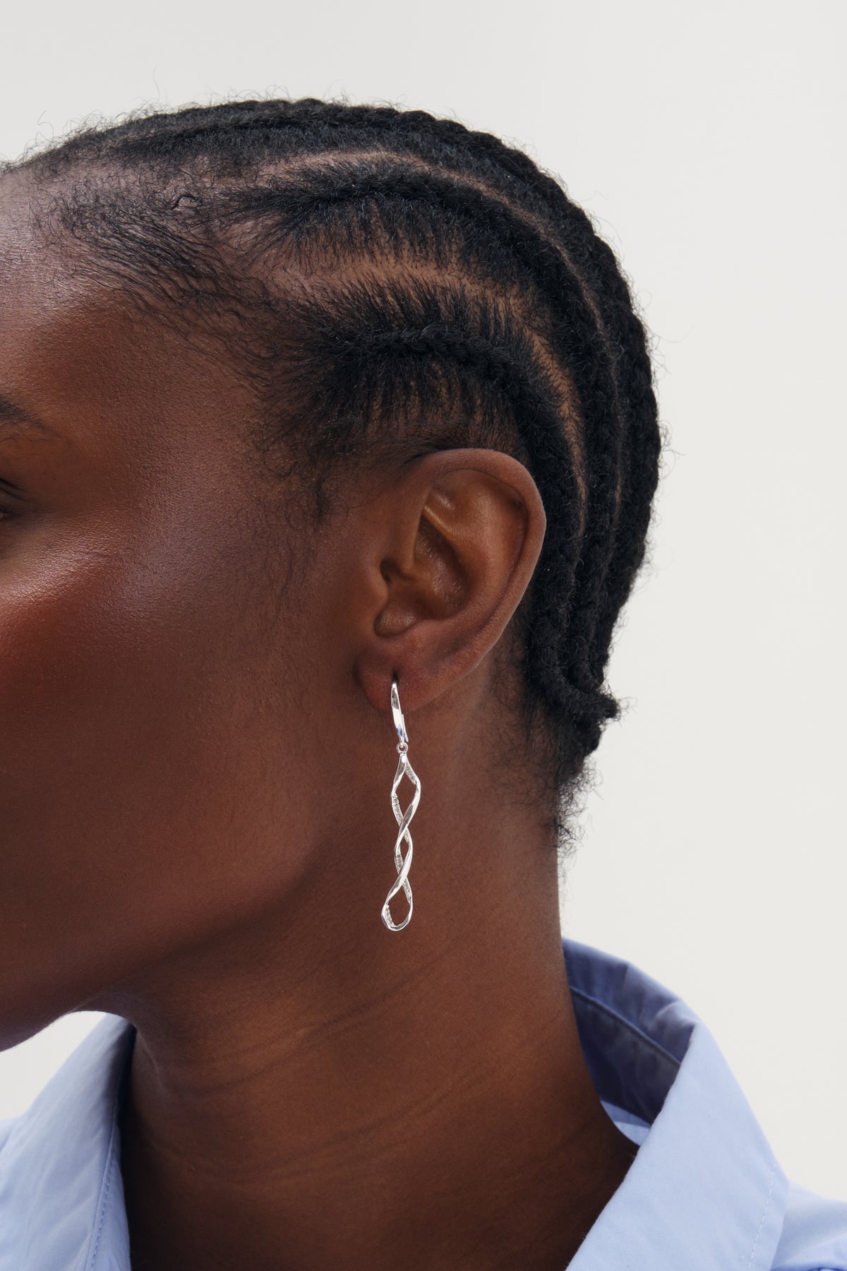Cubic Zirconia Wrapped in Love Earrings