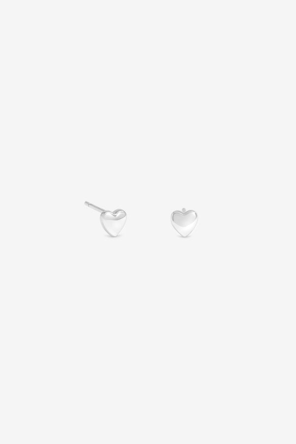 Polished Heart Stud