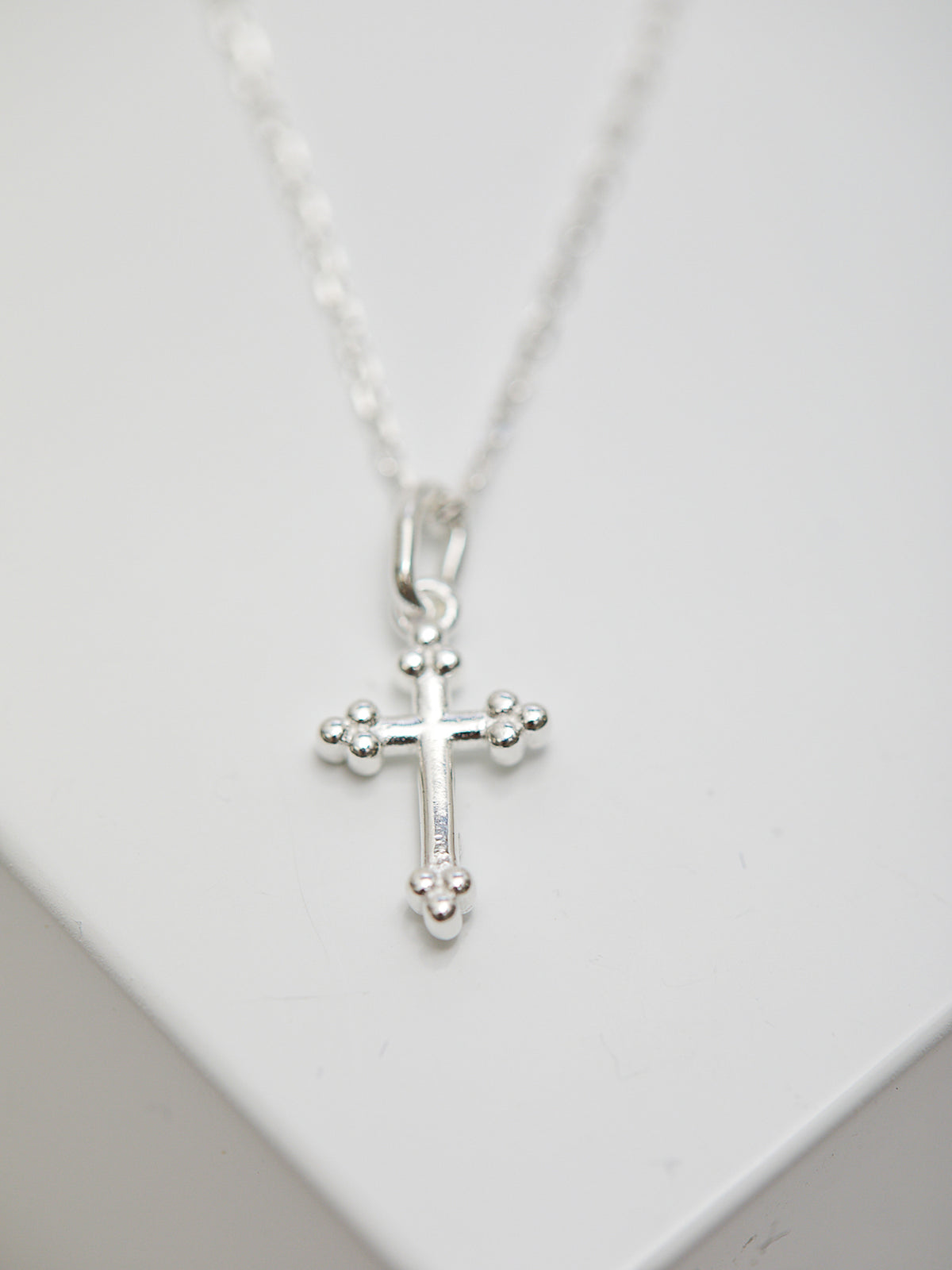 Simply Silver Sterling Silver 925 Cross Pendant Necklace