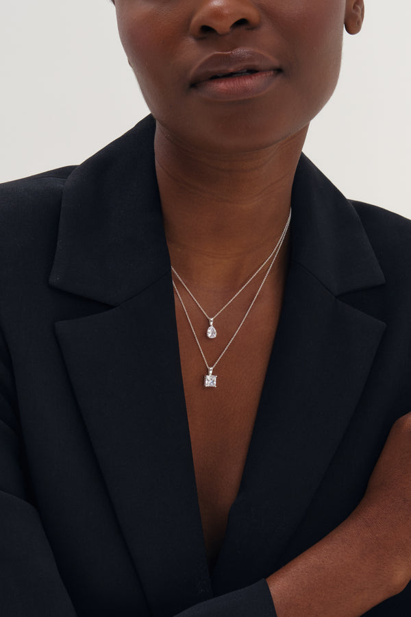 Princess Cut Pendant