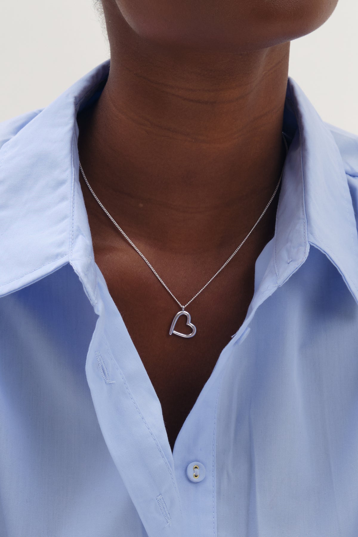Open Heart Necklace