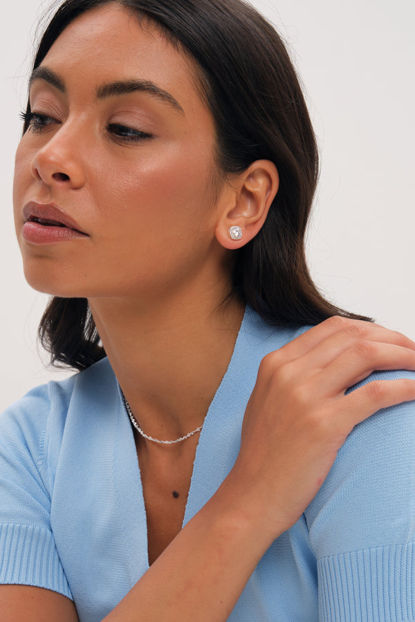 Simply Silver 925 Sterling Silver Twist Chain Necklace