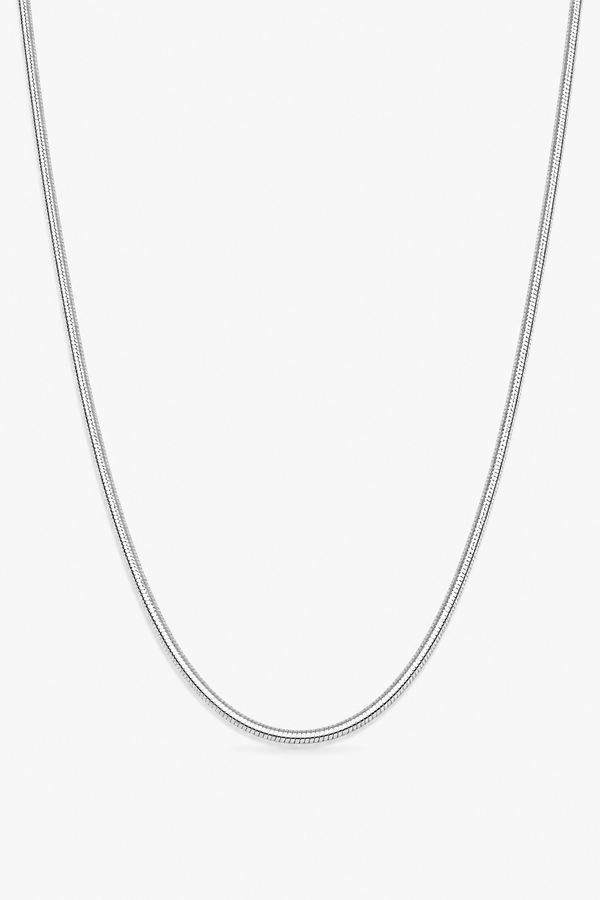 Simply Silver 925 Sterling Silver Fine Snake Chain Necklace