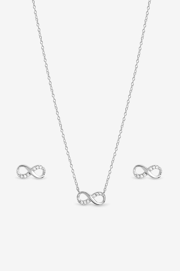 Pave Infinity Set